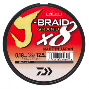 Daiwa J-Braid Grand X8 Grey 275mt 0,22mm