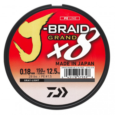 Daiwa J-Braid Grand X8 Blue 135mt