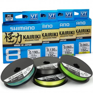 Braid Shimano Kairiki 8 Yellow Model