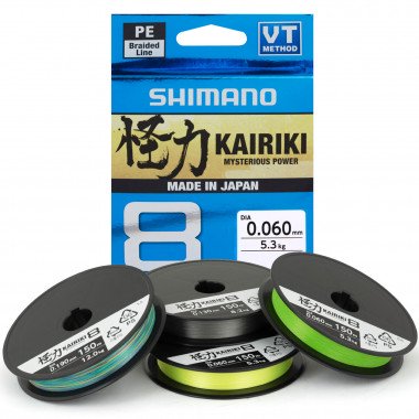 Braid Shimano Kairiki 8 Yellow 300mt