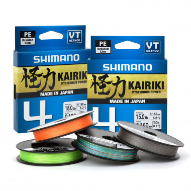 Braid Shimano Kairiki 4 Green 150mt
