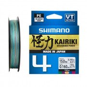 Braid Shimano Kairiki 4 Multicolor 300mt 0,100mm